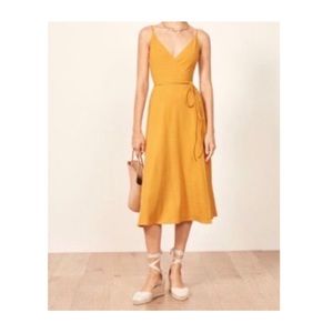 Reformation Wrap Midi Dress